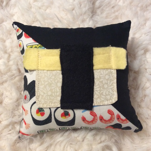 Handmade Tamago Egg nigiri Sushi Tooth Fairy pillow unisex girl boy - Picture 2 of 5